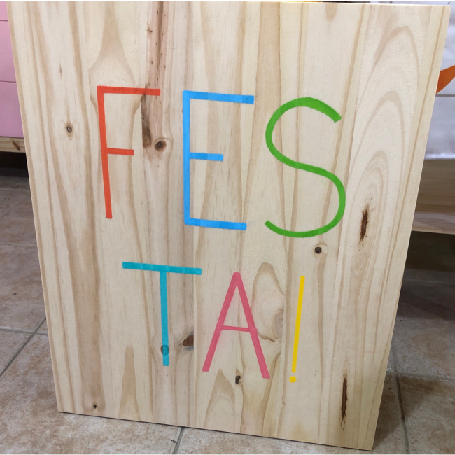 PLACA FESTA!