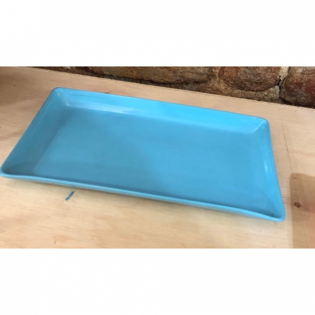 BANDEJA RETANGULAR AZUL