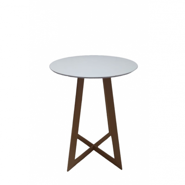 MESA BANQUINHO TAMPO BRANCA M 51A X 40D CM MDF