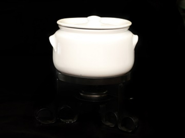 RECHAUD DE CERÂMICA BRANCO 6L -  FEIJOADA