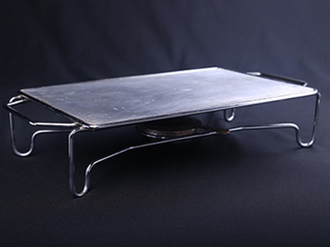 RECHAUD DE INOX PLACA MÉDIO