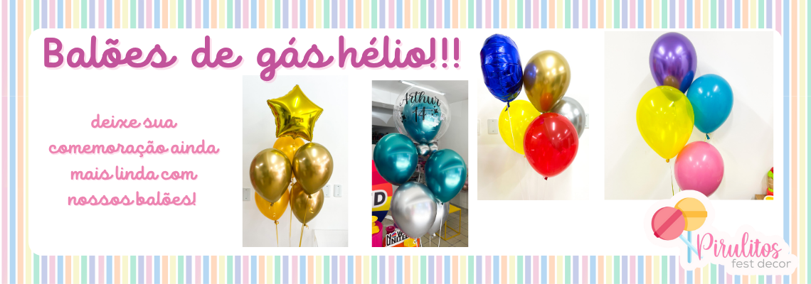 Balão gás hélio