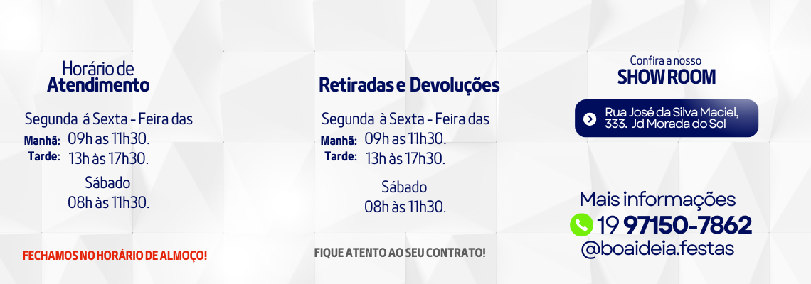 horario de atendimento