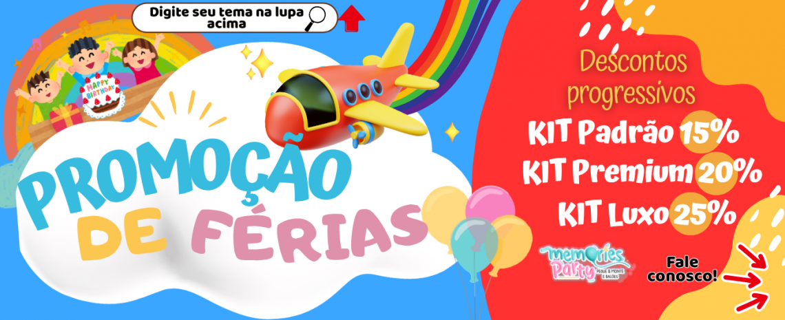 PROMOÇÃO DE FÉRIAS JULHO
