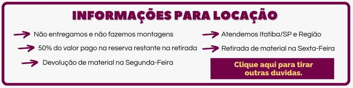 INFORMAÇÕES DE LOCAÇÃO
